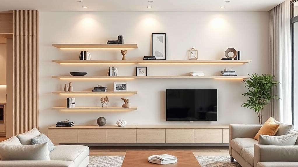 minimalist wall organization solutions