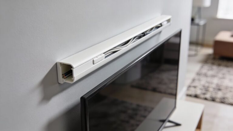 hide tv cables cleanly