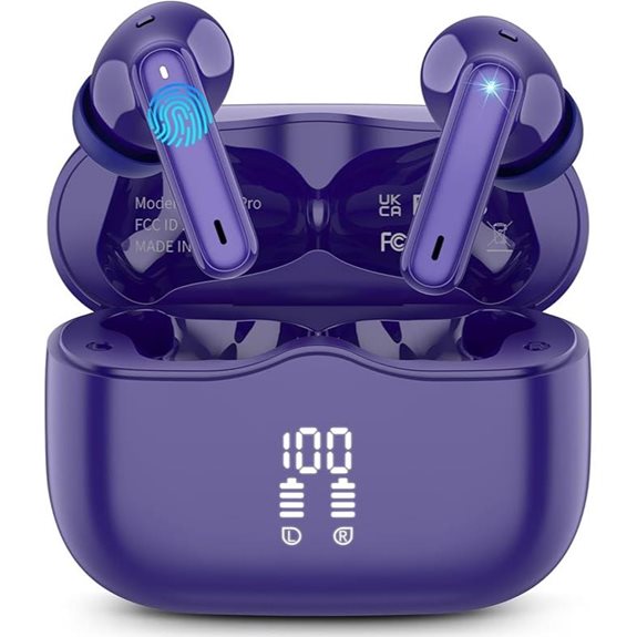 Wireless Earbuds with Noise Cancelling & 40H Playtime