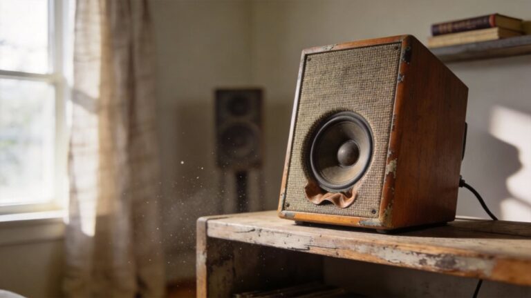speakers sound distorted