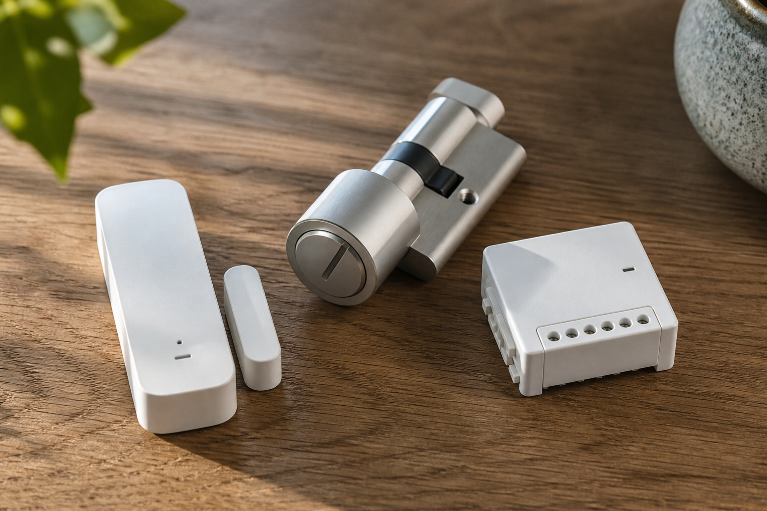 Assorted smart home sensors and devices that typically require a dedicated hub