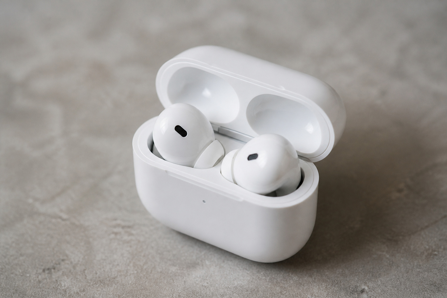 Basic wireless earbuds in a simple case